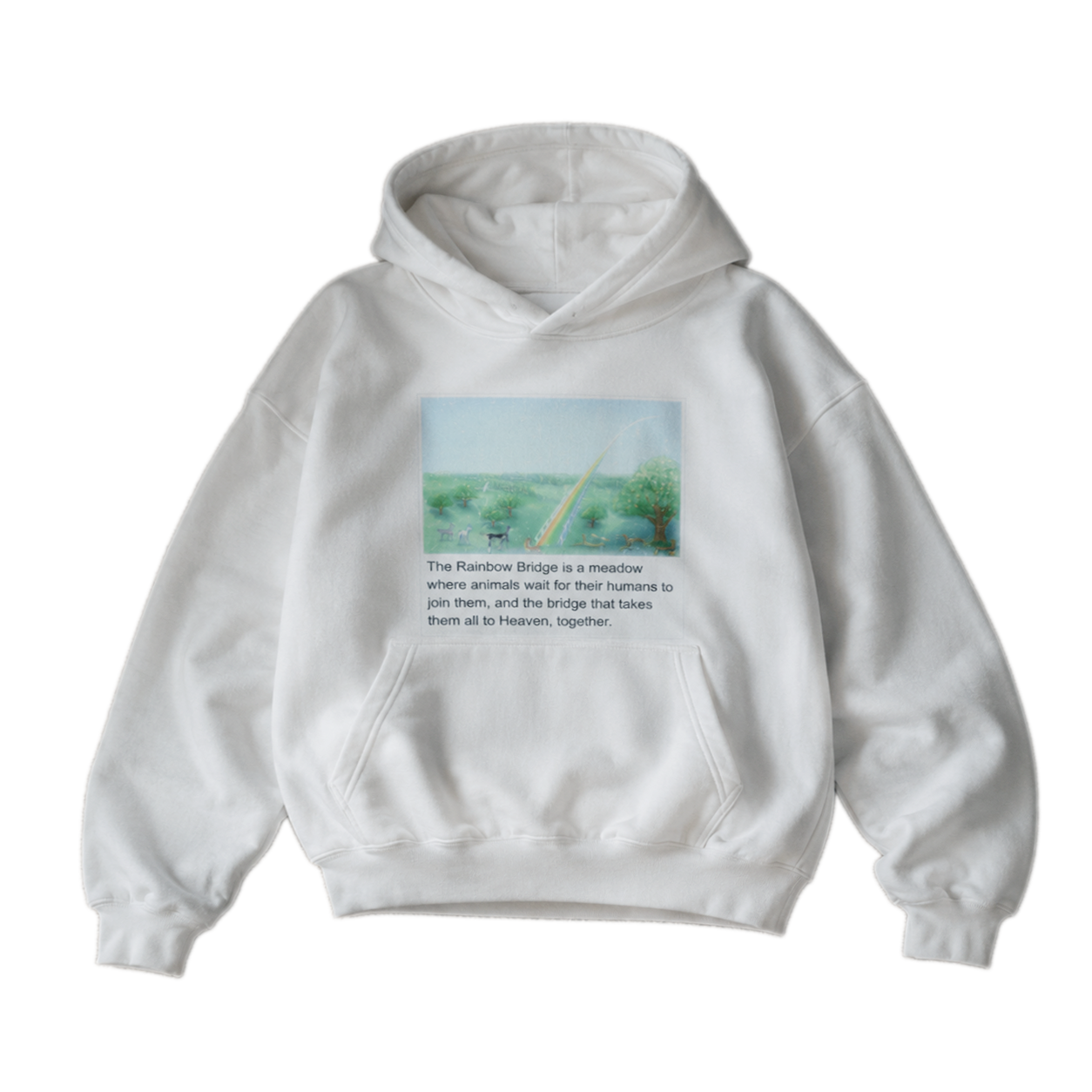 rainbow bridge hoodie