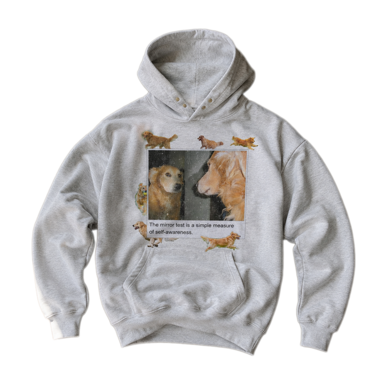mirror dog hoodie