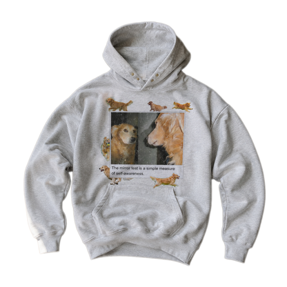 mirror dog hoodie
